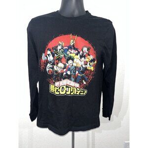 My Hero Academia T Shirt Men Small Funimation Anime Black Graphic Print